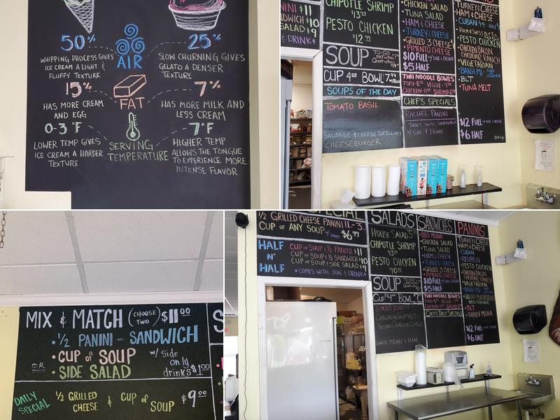 Mona Lisa's Gelato & Cafe Menu