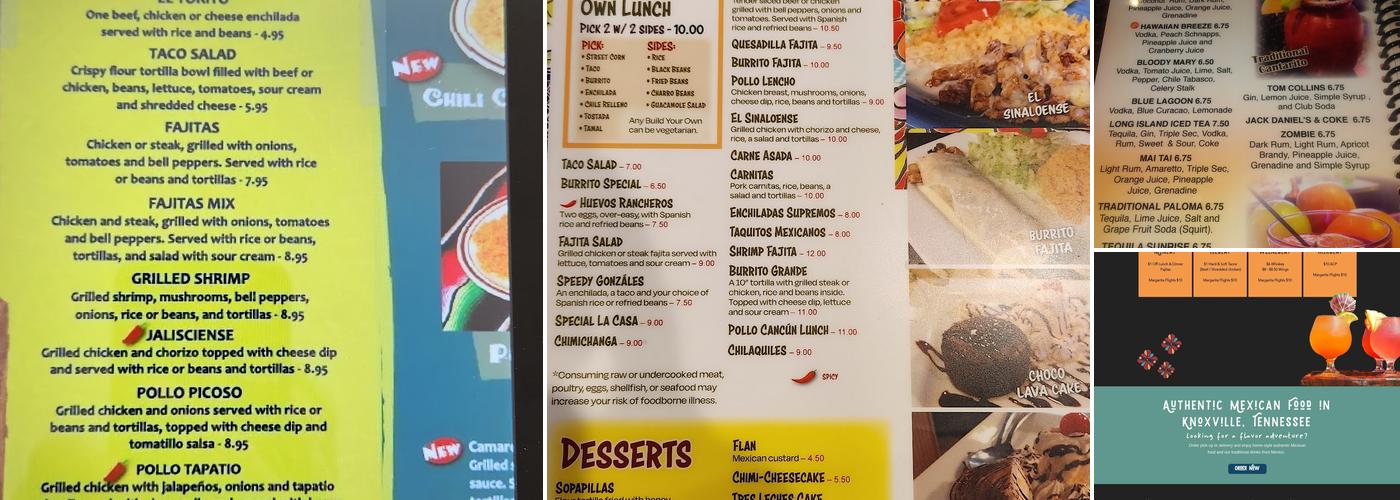 Don Chuy's Fresh Mex & Cantina Menu