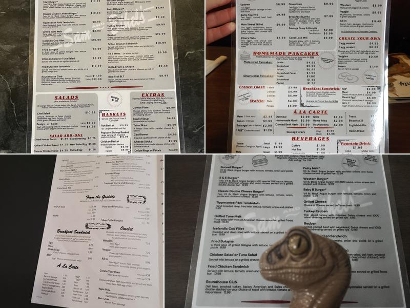 Sam and Ethel's Menu