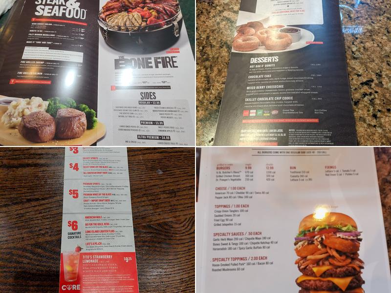 Smokey Bones Johnson City Menu