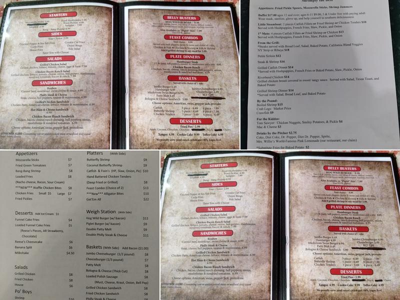 White River Cafe Menu