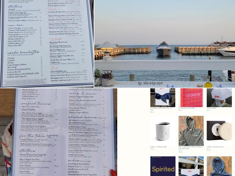 Duryea’s Orient Point Menu