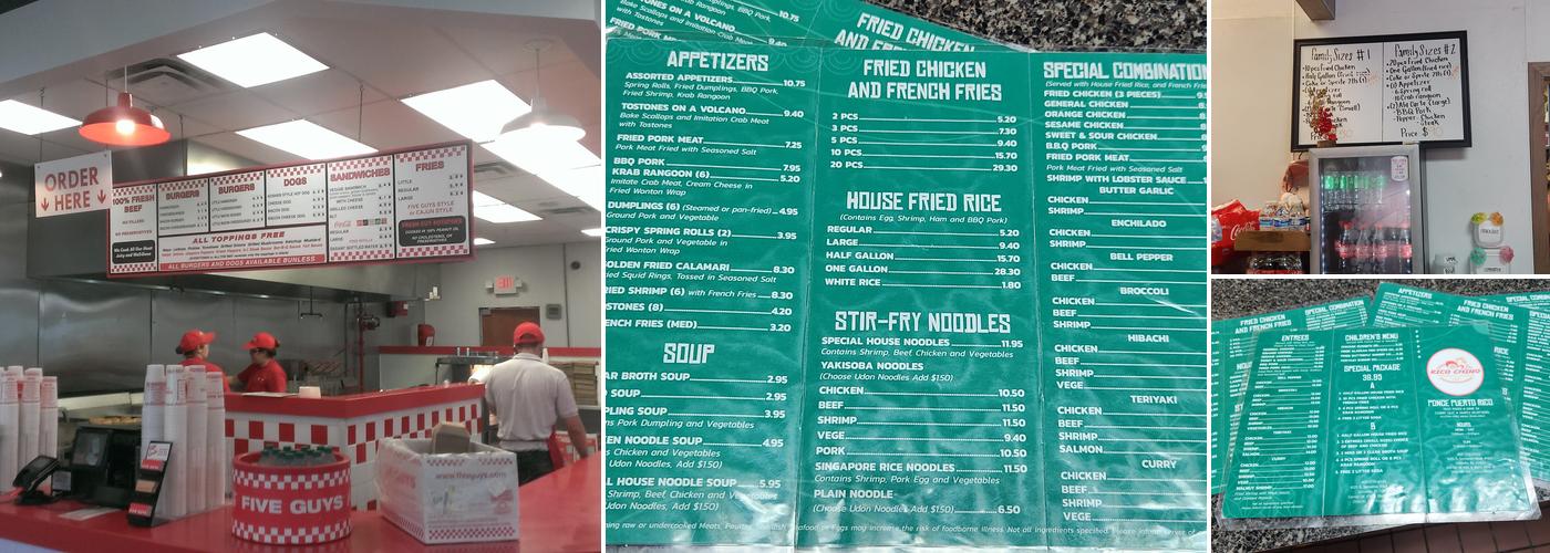 Five Guys Menu