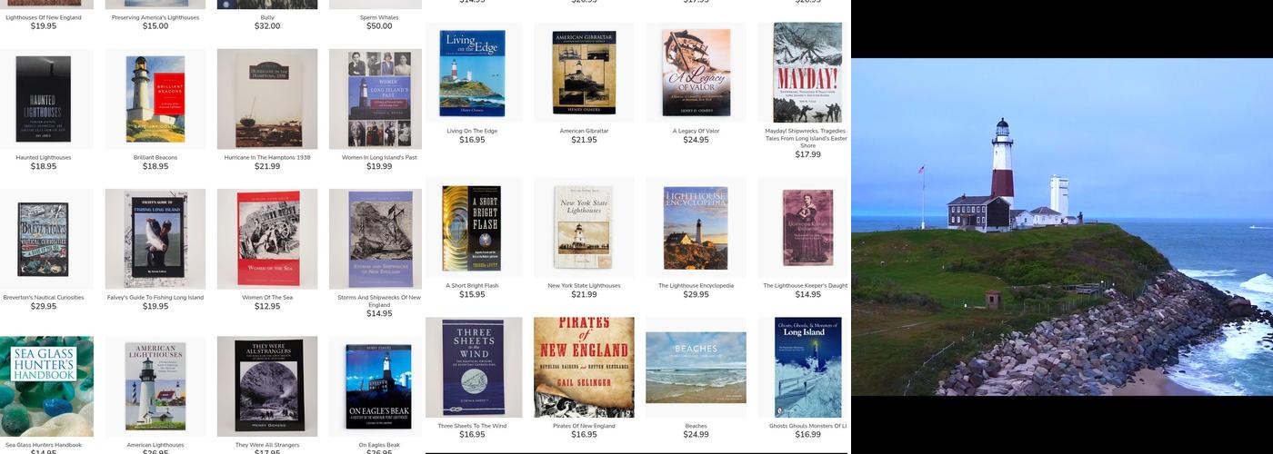 Montauk Point Lighthouse Museum, Montauk Point Lighthouse, Montauk Lighthouse Menu