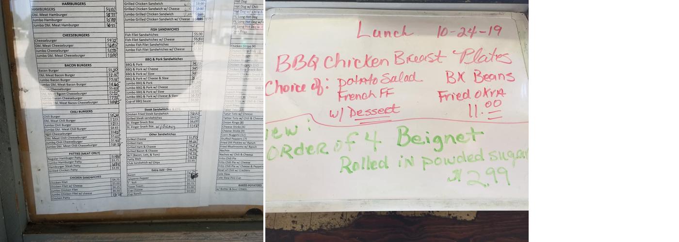 Ramona's City Grill Menu