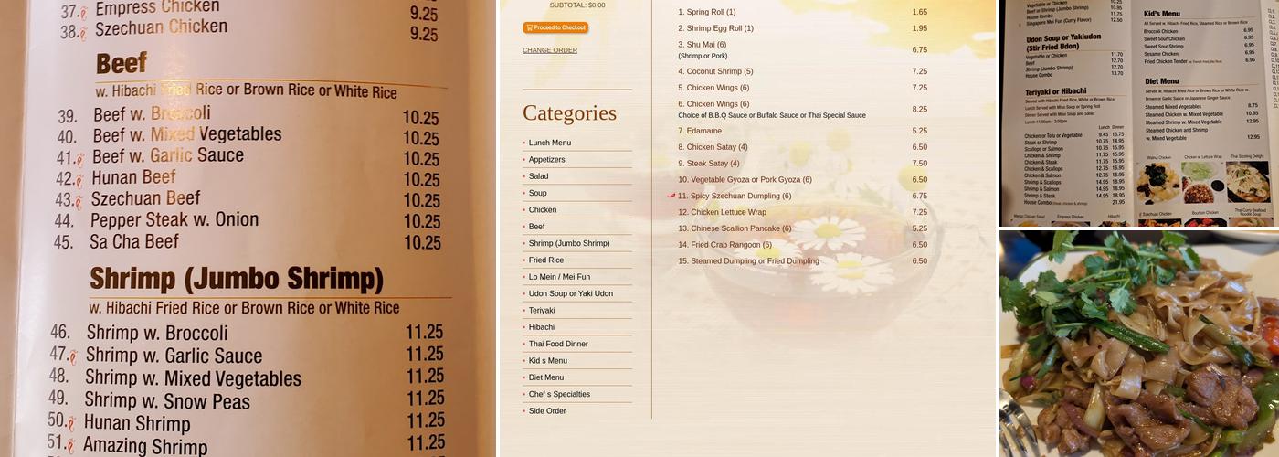 Rice Box Menu