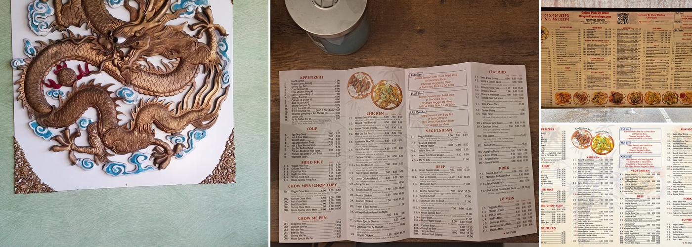 Dragon Express Chinese Restaurant Menu