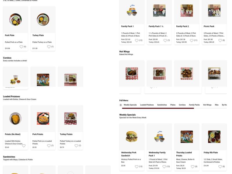 Whitt's Barbecue Menu