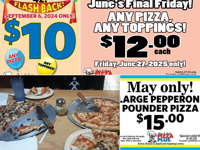 Pizza Plus Menu