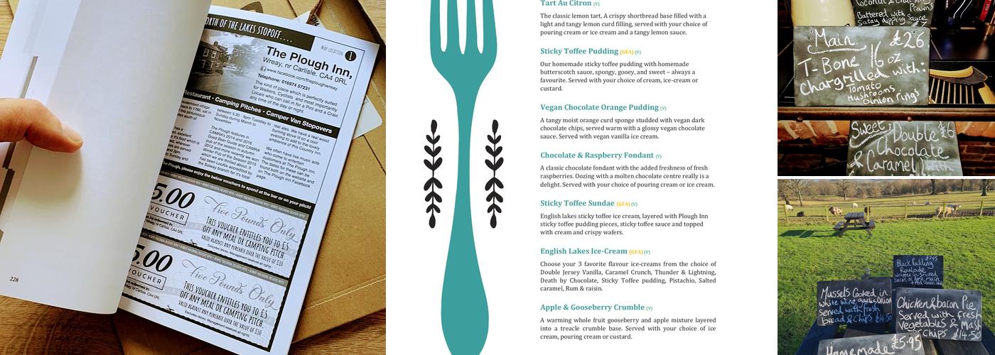 Plough Inn Wreay Menu