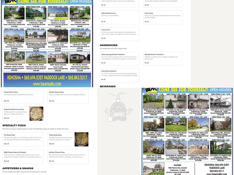 The Pizza Joint & More Menu