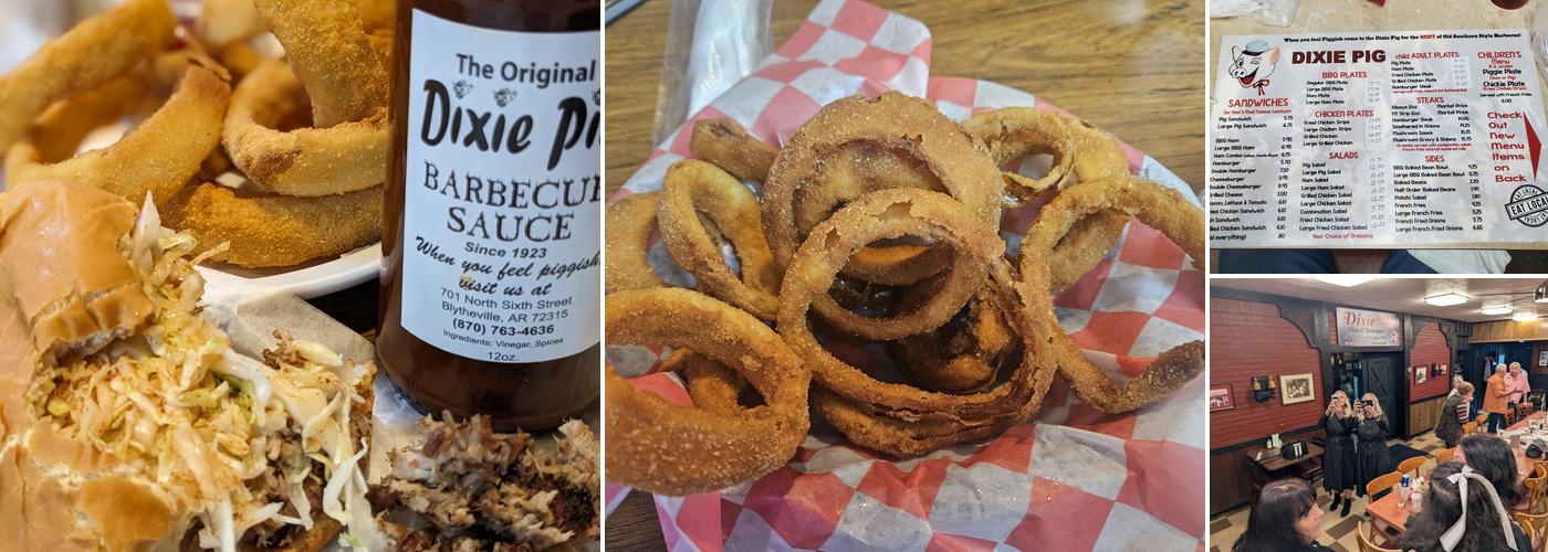 Dixie Pig Menu