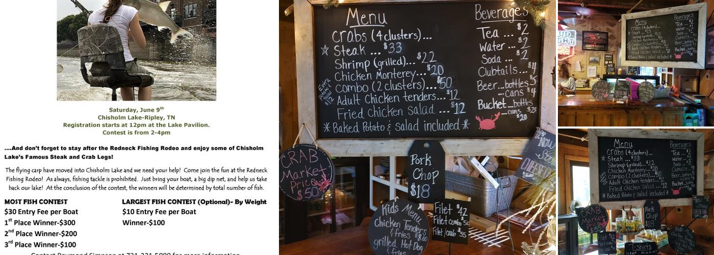 Chisholm Lake Store Menu