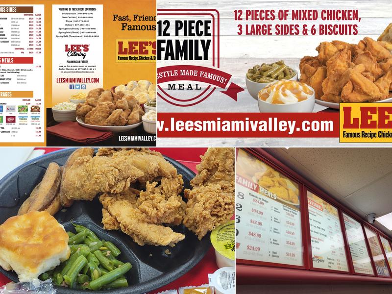 Lee's Famous Recipe Chicken Menu