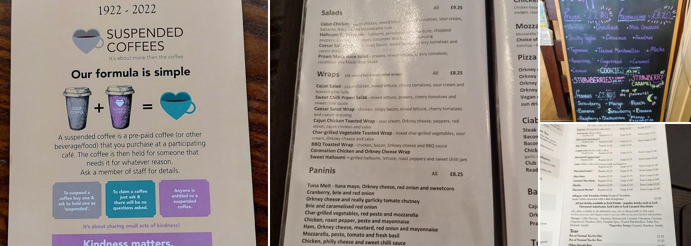 Trenabies Cafe Bistro Menu