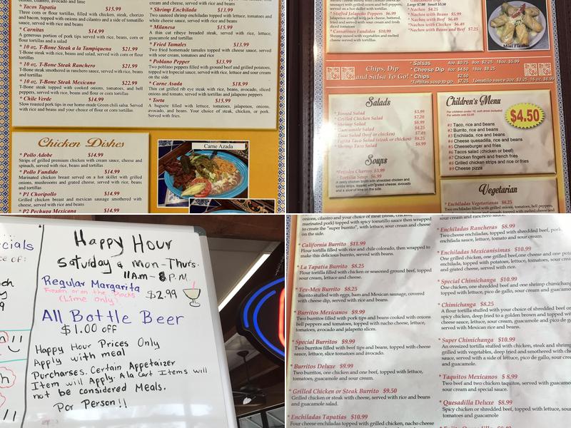 La Perla Tapatia Menu