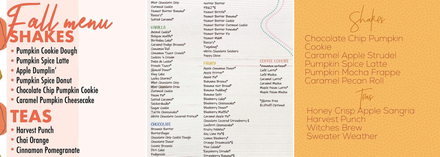 The Nutrition Hub Menu
