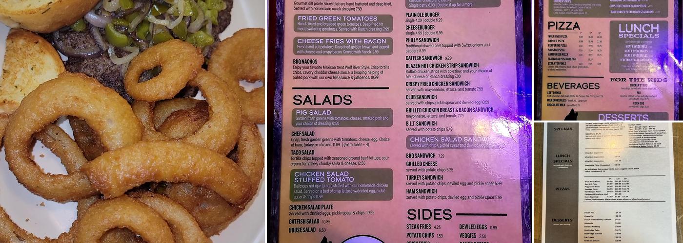 Wolf River Cafe Menu