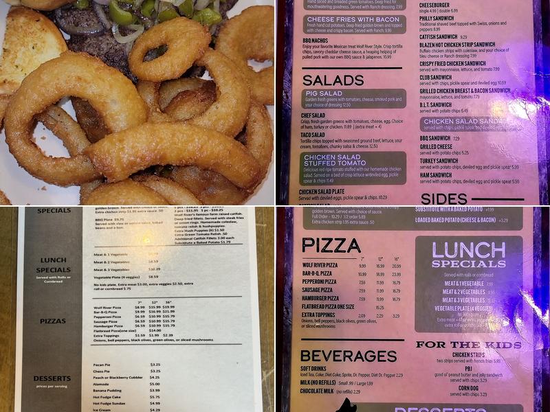 Wolf River Cafe Menu