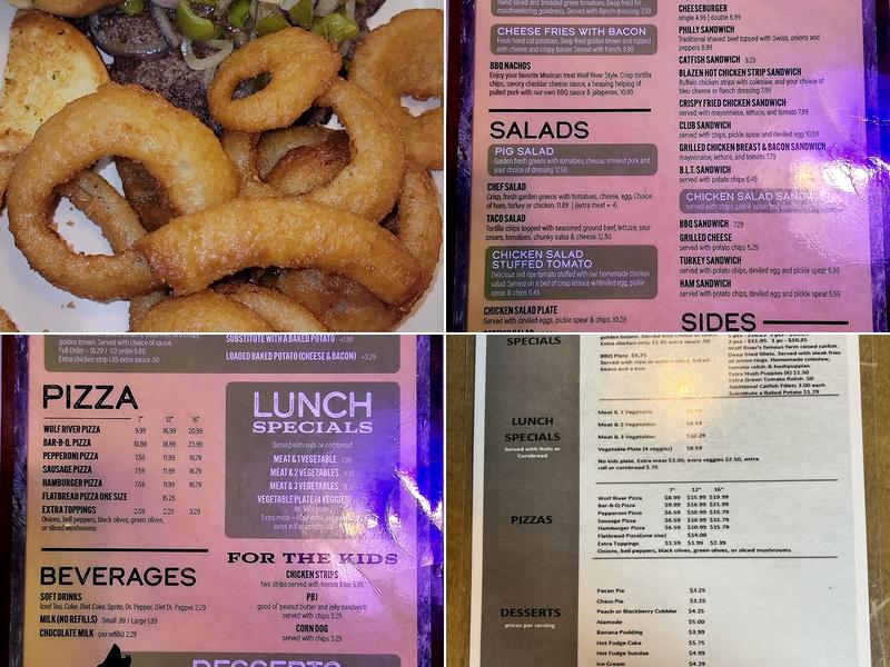 Wolf River Cafe Menu