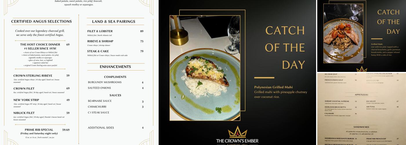 The Crown's Ember Menu