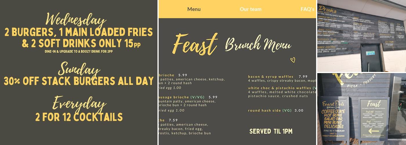 Feast - Yatton Delivery Menu