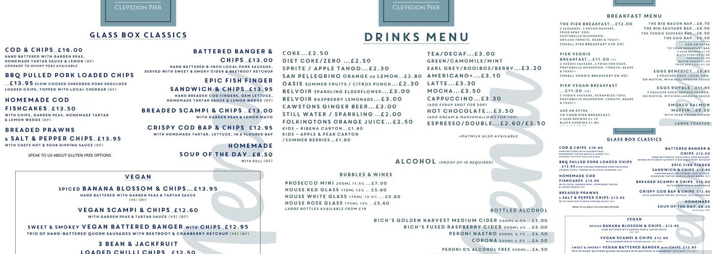 The Glass Box Menu