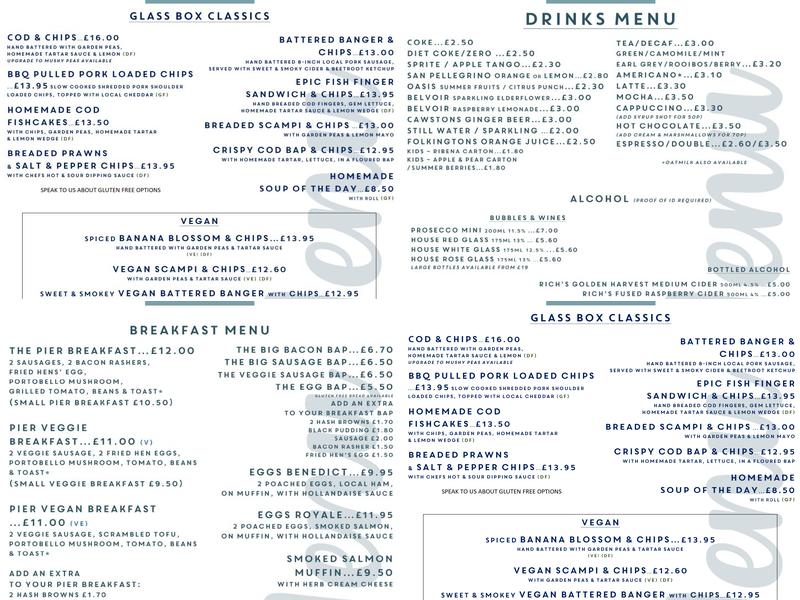 The Glass Box Menu