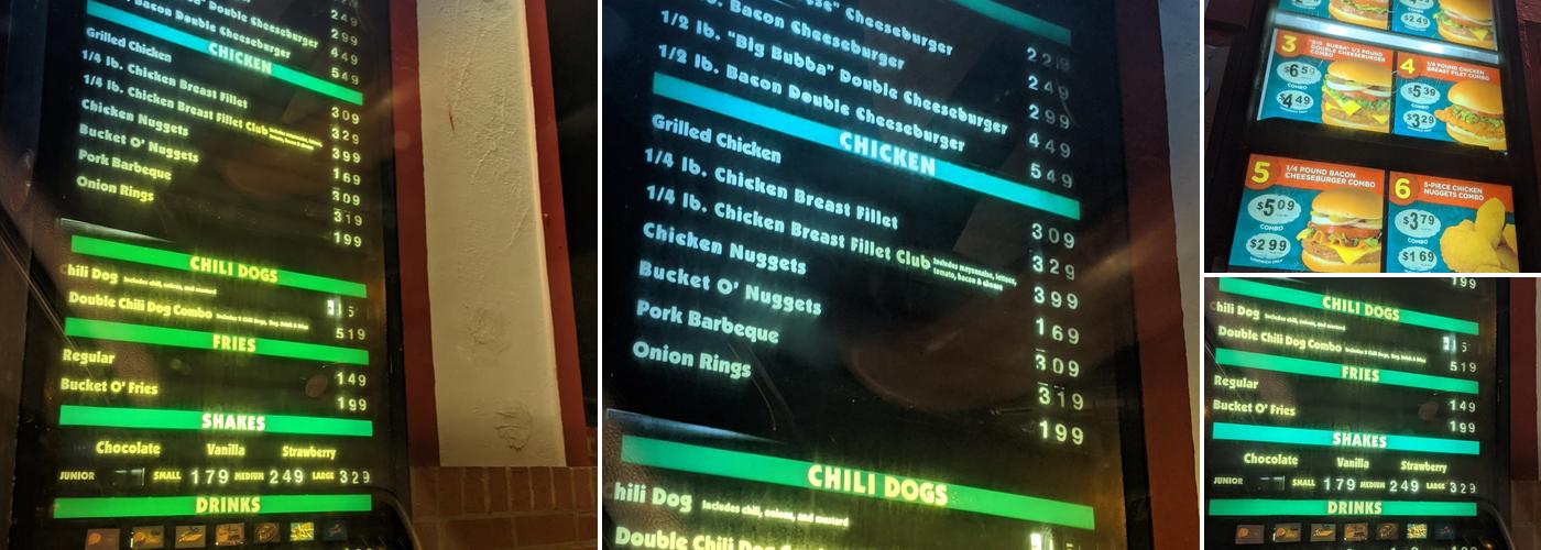 Central Park - Cleveland, TN Menu