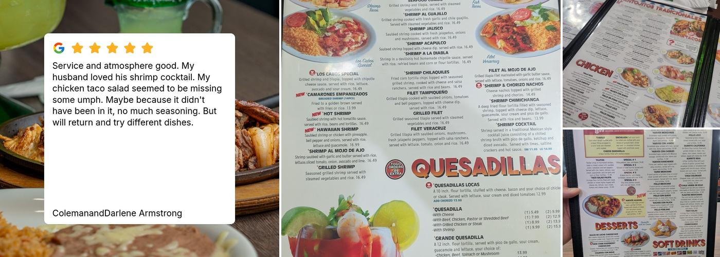 El Jinete - Ooltewah Mexican Restaurant Menu