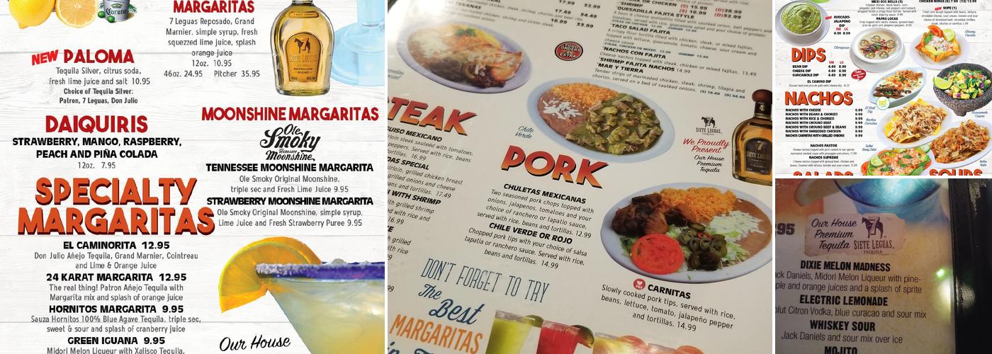 El Jinete Mexican Restaurant Menu