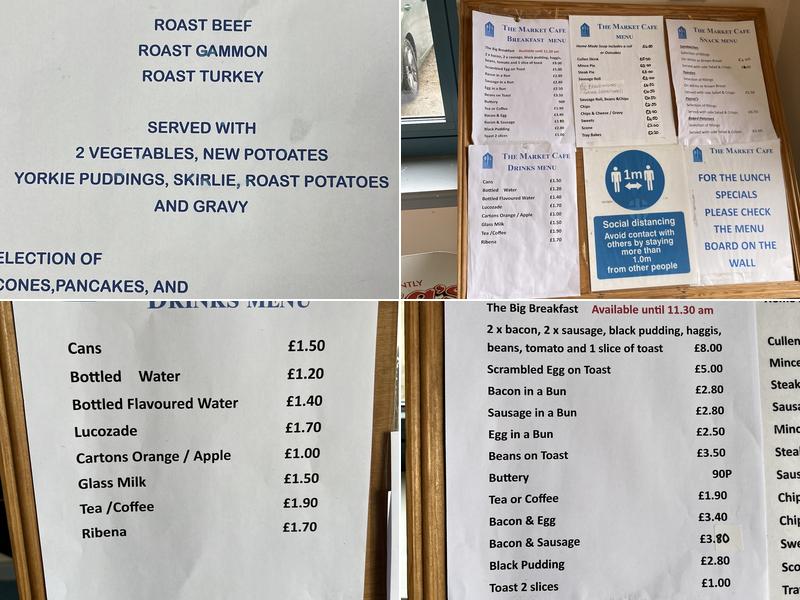 The Market Cafe Menu