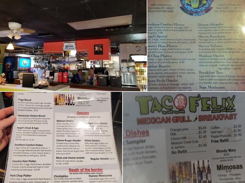 Taco Felix Menu