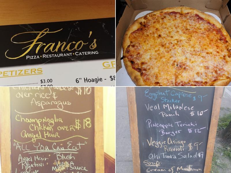 Franco's Menu