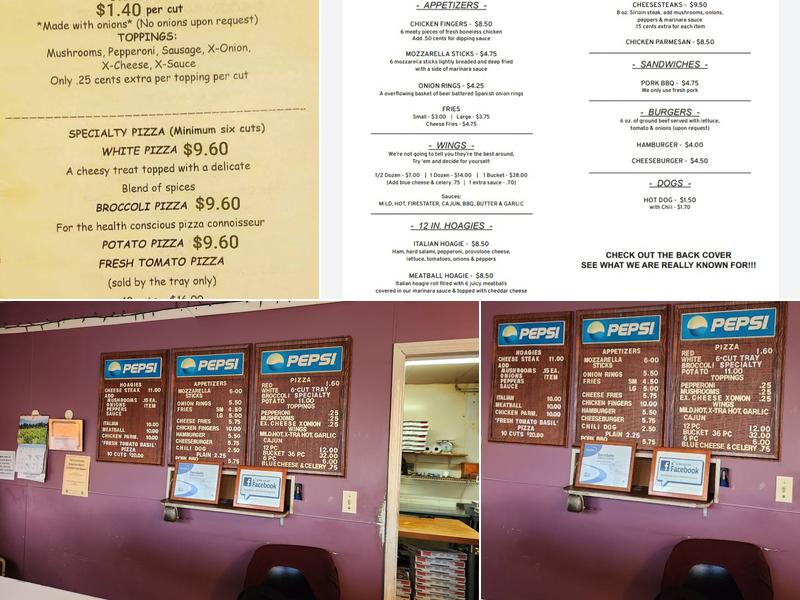 Ceccoli's Pizza Menu