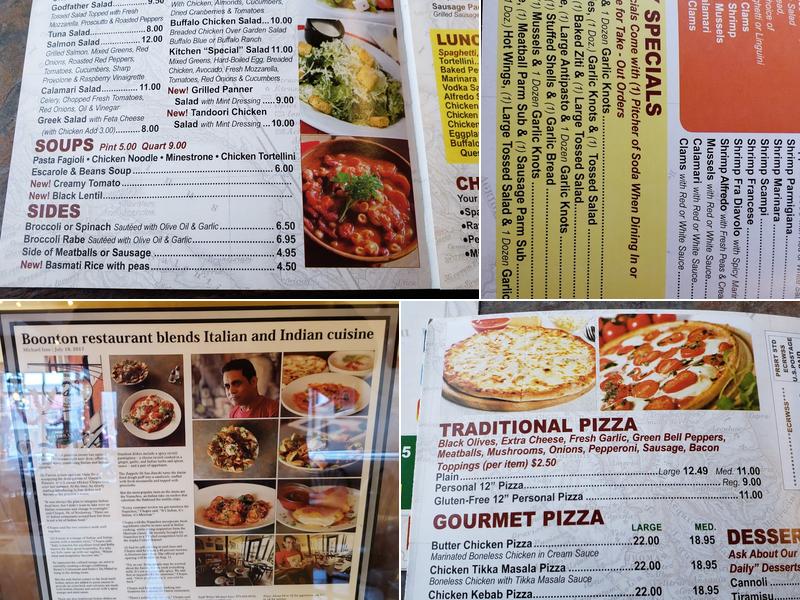 Vinnie's Pizzeria & Ristorante Menu