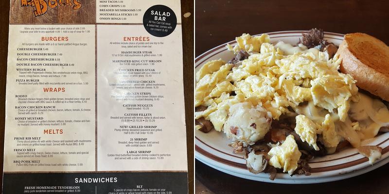 Boon Docks Inc Menu