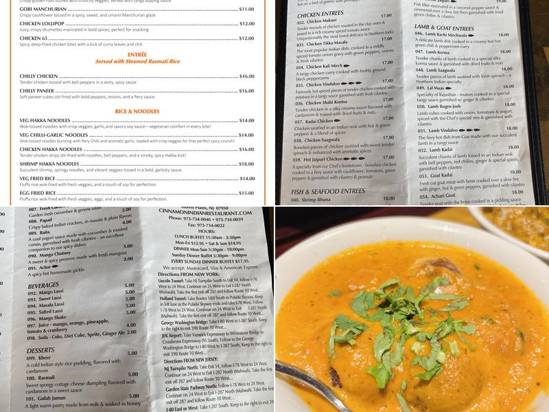 Cinnamon Menu