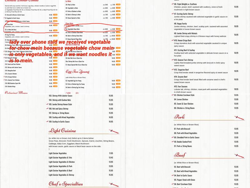Ashia Authentic Chinese & Japanese Cuisine Menu