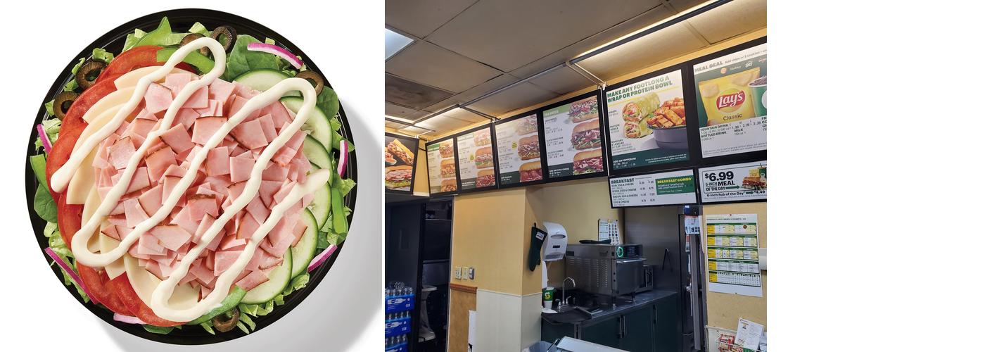 Subway Menu