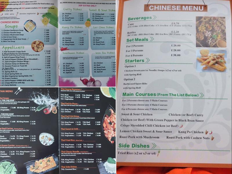 Bamboo Box Menu