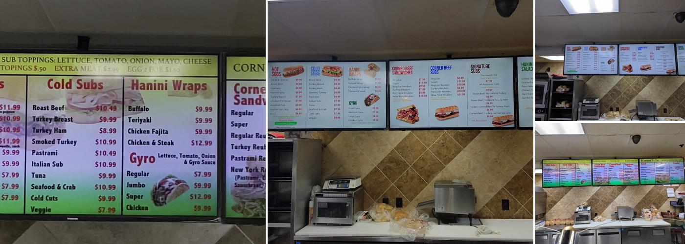 Hanini Subs Menu