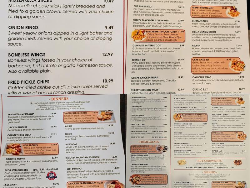 Randy's Family Restaurant Menu