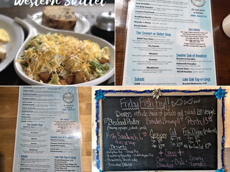 Westside Diner Menu