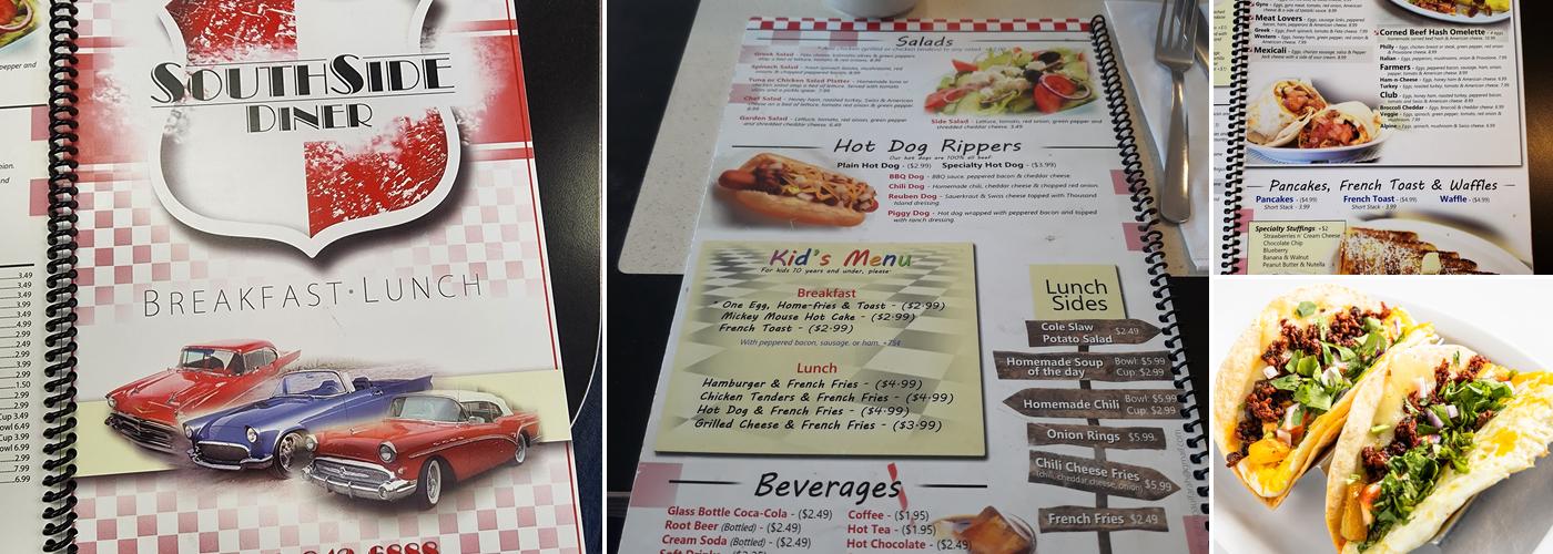 Southside Diner Menu