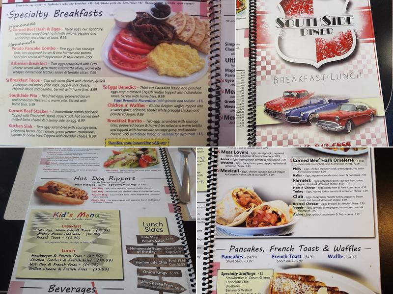 Southside Diner Menu