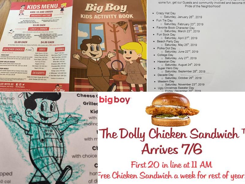 BIG BOY Menu