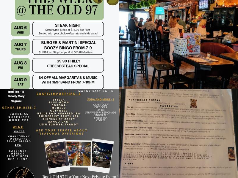 Old 97 Menu