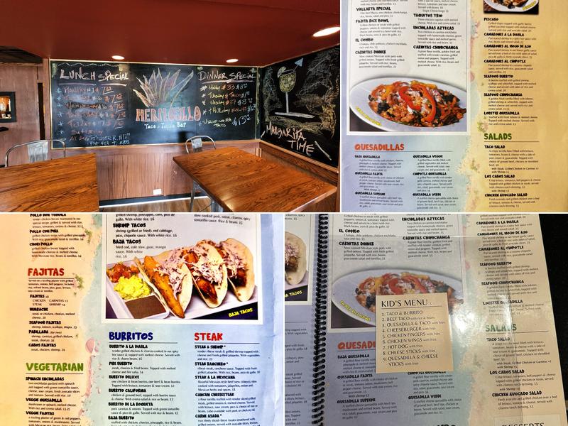 El Rancho Menu
