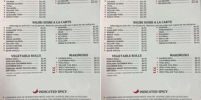 Golden Dragon Chinese & Japanese Restaurant Menu